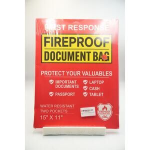 Mart COBRA First Response FIREPROOF DOCUMENT BAG 15"x11"